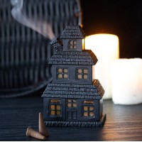 Incense Cone Burner Haunted House