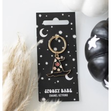 Keyring Spooky Babe Witch Hat