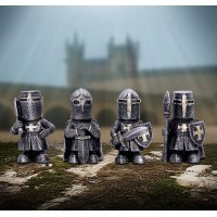 Medieval Knight Silver Mini Sword & Shield