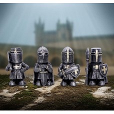 Medieval Knight Silver Mini Axe