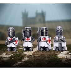 Medieval Knight White Mini Axe