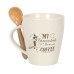 Mug & Spoon My Broomstick Runs On Coffee