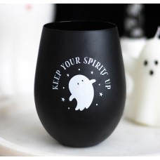 Stemless Glass Keep Your Spirits Up