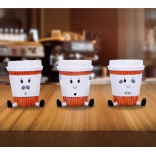 Three Wise Coffee Cups