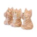 Three Wise Ginger Cats