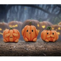 Three Wise Pumpkins
